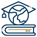 globe and book icon